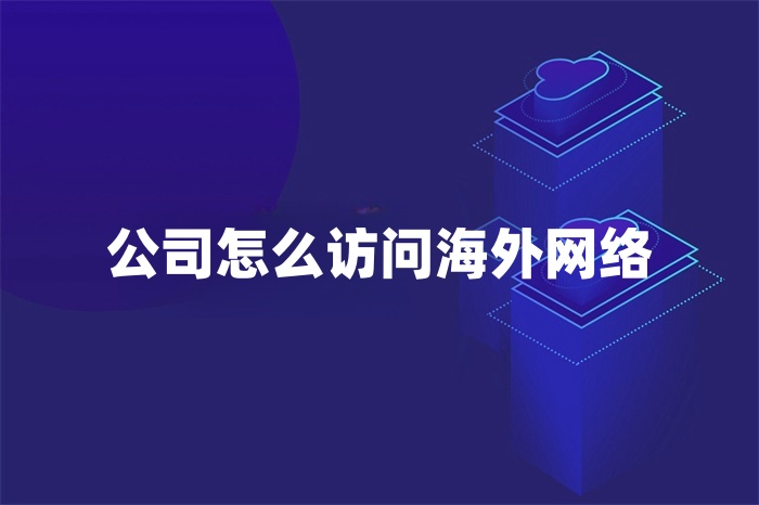 公司怎么訪問海外網(wǎng)絡(luò)