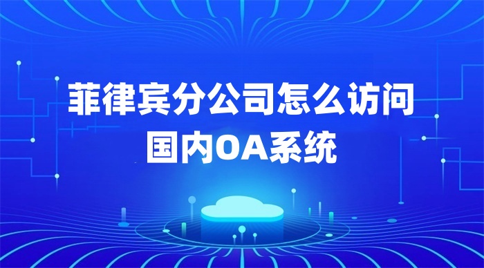 菲律賓分公司怎么訪(fǎng)問(wèn) 國(guó)內(nèi)OA系統(tǒng)
