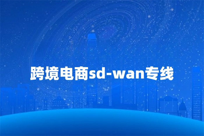 跨境電商sd-wan專線